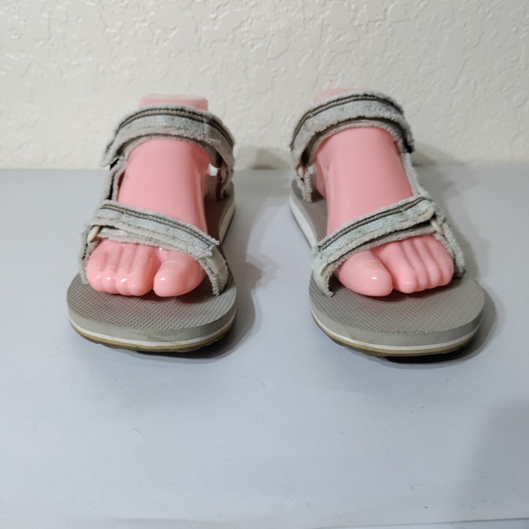 Teva Original Universal Sandals Women's 8 Gray White Striped 1106329 - Picture 4 of 9